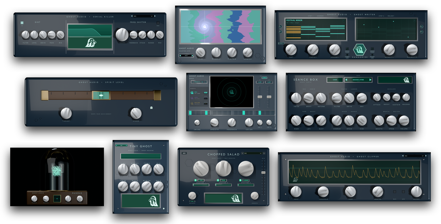 All ten Ghost Audio plugins