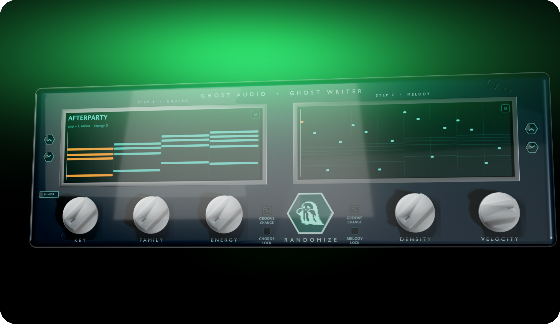 Ghost Writer chords + melody generator